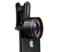 Kase Master Macro Objectif pour smartphone avec clip pour iPhone 17 16 15 14 13 12 11 8 7 XR 6/Samsung/Android, fixation d'objectif macro de téléphone portable 17 mm, corps en métal