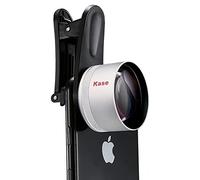 Kase Master Objectif Macro pour Appareil Photo de téléphone avec Clip pour iPhone 14 13 12 11 8 7 X XR Samsung Android, Fixation Professionnelle à Filetage de 17 mm avec Corps en métal