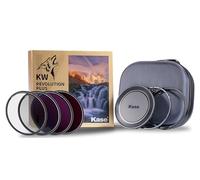 Kase Revolution Plus Master Kit de filtre magnétique résistant aux chocs en verre optique trempé avec anneaux à code couleur avec capuchon d'objectif CPL ND8 ND64 ND1000 et étui 95 mm