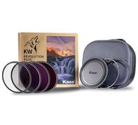 Kase Revolution Plus Master Kit de Filtre magnétique résistant aux Chocs en Verre Optique trempé avec Anneaux à Code Couleur avec Capuchon d'objectif CPL ND8 ND64 ND1000 et étui (67 mm)