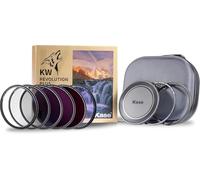 Kase Revolution Plus Mega Kit Filtres Magnétiques Objectif, Verre Trempé Antichoc, Anneaux Code Couleur, CPL, ND8, ND64, ND1000, Nuit Neutre, UV, Bouchon et Étui (55mm)