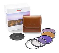 Kase Wolverine 72mm Kit Filtre Magnétique inclure CPL+ND8 3 Stop+ND64 6 Stop+ND1000 10 Stop+Capuchon Avant+Bague d'adaptation+Sac à Filtre, Résistant Aux Chocs, Traitement Antireflet Multicouche