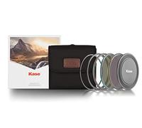 Kase Wolverine Revolution Kit de filtre d'entrée magnétique antichoc en verre optique trempé avec anneaux à code couleur avec capuchon d'objectif CPL ND8 ND64 et étui 95 mm