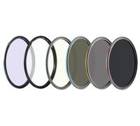 Kase Wolverine Revolution Mega Kit de filtre magnétique résistant aux chocs en verre optique trempé avec anneaux à code couleur CPL ND8 ND64 ND1000 R-MCUV Bouchon d'objectif nocturne et étui (95 mm)