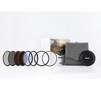 Kase Wolverine Revolution Mega Kit de filtre magnétique résistant aux chocs en verre optique trempé avec anneaux à code couleur CPL ND8 ND64 ND1000 R-MCUV Bouchon d'objectif nocturne et étui (72 mm)