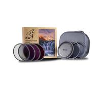 Kase Wolverine Revolution Plus Master Kit de filtres magnétiques avec bouchon d'objectif CPL ND8 ND64 ND1000 et sac de filtration, verre optique trempé résistant aux chocs et anneaux à code couleur 82