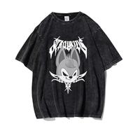 KASENFASHION K-Pop Shirt 2025 T-Shirt pour Homme et Femme T-Shirt Tendance au Look Streetwear, Loup Noir, M