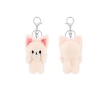 KASENFASHION Porte-clés magnétique-Pendentif Harajuku douillet pour sac à dos et trousseau de clés, 10 cm, Mickey Fuchs, 10cm