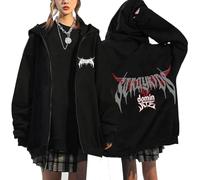 KASENFASHION Stray-K SKZOO Y2K Sweat à capuche - Sweat à capuche zippé mignon BangChan Lee Know Changbin Hyunjin Han Felix Seungmin I.N Harajuku Streetwear Unisexe, Noir5., XL