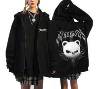 KASENFASHION Stray Kids SKZOO Hoodie - Y2K Sweat à capuche zippé mignon BangChan Lee Know Changbin Hyunjin Han Felix Seungmin I.N Unisexe Harajuku Streetwear, Noir5., M