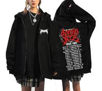 KASENFASHION Stray Kids SKZOO Y2K Sweat à capuche - Sweat à capuche zippé mignon BangChan Lee Know Changbin Hyunjin Han Felix Seungmin I.N Harajuku Streetwear Unisexe, Noir20., M