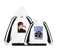 KASENFASHION Sweat à capuche imprimé Poupée Mauvaise Poupée Sweat à Capuche Unisexe Automne Hiver Sweat-shirt Polaire Chaud Décontracté Streetwear, Tz, S