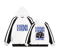 KASENFASHION Sweat à capuche imprimé Poupée Mauvaise Poupée Sweat à Capuche Unisexe Automne Hiver Sweat-shirt Polaire Chaud Décontracté Streetwear, Karma, M