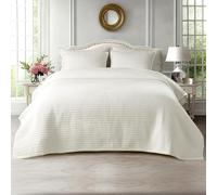 KASENTEX Mini Parure de lit en Pierre délavée Super Douce - Poids léger - Hypoallergénique - Blanc Duvet - Alternative de Remplissage en Microfibre - Lavable - Couleurs Solides - 2 taies King Size,