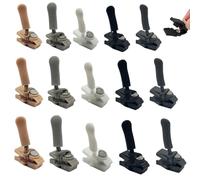 KASESSS 15 Pièces Fermeture Éclair Zipper de Remplacement, Curseur Fermeture Eclair Clipsable, Tirette Fermetures Eclairs 3 Tailles, Tirette Fermetures Eclairs Remplacement pour Veste Manteau Valise
