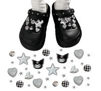 KASESSS 35 Pcs Charmes de Chaussure, Pins pour Crocs, Accessoires de Jibbitz de Chaussure, DIY Animé Chaussure Decoration, Breloques de Chaussures, Bijoux de Chaussures pour Enfant Adulte Fille