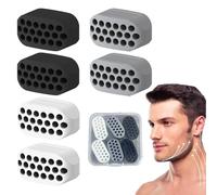 KASESSS 6 Pièces Machoire Musculation, Muscler Machoire Balles, Silicone Gomme Machoire Musculation, Jaw Trainer Hommes Femmes, Solid Gum, Jawline Exercice Machoire pour Double Menton Beauté du Visage