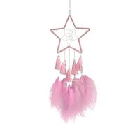 KASESSS Attrape Reve, Attrape Reve Enfant Rose, Atrappe-Rêve Étoile, Dream Catchers Enfants Cadeau, Attrape-Rêves pour La Décoration de Mariage de Chambre à Coucher Décoration Murale D'intérieur