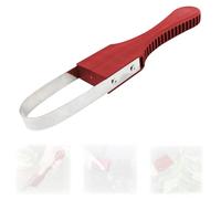 KASESSS Desherbeur Manuel, Arrache Mauvaise Herbes Jardinage, Outils Jardinage, Couteau Désherbeur en Acier Inoxydable, Désherbeurs Manuels avec Poignée en Plastique pour Désherber, Desserrer, Rouge