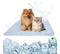 KASESSS Latex Tapis Rafraichissant Chat, 50x70cm Tapis Rafraichissant Chien, Portable Tapis Rafraichissant pour Chien, Tapis Refroidissant pour Chat, Tapis Fraicheur Chien Chat pour Journées D'été