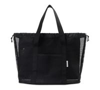 KASESSS Sac De Plage Femme en Filet, Grand Tote Bag Avec Séchage Humide-Sec, Sac De Plage xxl Avec Poche Pvc Imperméable, Fermeture à Cordon, Sacs Fourre-Tout Léger Pour Piscine, Vacances, Voyage