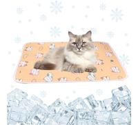KASESSS Tapis Rafraichissant Chat Latex, 50x40cmTapis Rafraichissant Chien Petit, TApis Refroidissant pour Chat, Tapis Fraicheur CHat, Matelas Rafraichissant Chien, Cooling Mat Cat pour Journées D'été