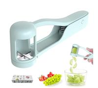 KASESSS Trancheuse de Raisin, Coupe Fruits et Légumes, Coupe Raisin pour Tout Petits et Bébés, Fruit Slicers Pressé, Outil De Trancheur de Coupe de Fraise, Trancheuse de Fruits en acier Inoxydable