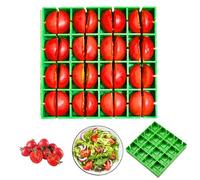 KASESSS Trancheuse de Raisin, Coupe Fruits et Légumes en Lamelle, Coupe-Fruits 16 Tranches, Sécurité des Doigts Coupes Tomates pour Tout Petits et Bébés pour la de Salade Fruit, Facile à Nettoyer