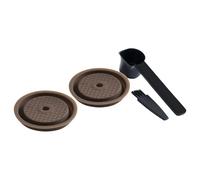 KASFDBMO 2pcs Rempillable Les Capuchons Réutilisables L'aspiration en Caoutchouc Peuvent Couvrent La Fuite Résistante À La Pratique pour Les Gousses De Café De Café Réutilisables