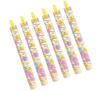 KASFDBMO Bougie électronique sans fumée pour, 6 pièces, minuterie Programmable, télécommande, décoration intérieure, bougie imprimée