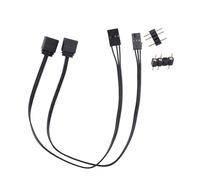 KASFDBMO Câble adaptateur pour contrôleur Corsairs QL LL120 ICUE RGB vers ARGB Expanion Cordon d'éclairage Pirate Ship Controller