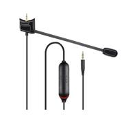 KASFDBMO Câble de micro pratique de 3,5 mm à 2,5 mm pour casque QC45 avec contrôle muet pour les jeux, les affaires