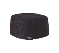 KASFDBMO Chapeaux de prière musulmans confortables et extensibles pour cérémonies religieuses usage quotidien chaud tricoté kippa homme, bleu marine, XL