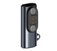 KASFDBMO Convertisseur de charge avec lumière pour casque adaptateur de charge type C vers chipset 4 broches