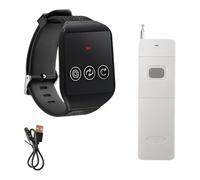 KASFDBMO D ' Alerte pour soignants Bouton d ' Urgence sans Fil Conception étanche adaptée établissements de Soins Infirmiers de sécurité pour Personnes âgées Dispositif de téléavertisseur pour