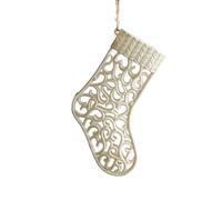 KASFDBMO Décoration de sapin de Noël incassable blanche à suspendre pour intérieur et extérieur - Étoile et renne