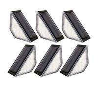 KASFDBMO Lampe d'escalier LED d'extérieur étanche à énergie solaire pour balcon, jardin, terrasse, chemin, balcon, terrasse, allées