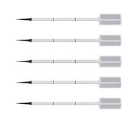 KASFDBMO Lot de 5 lampes solaires LED clignotantes automatiques pour jardins, chemins, installation simple, lampes solaires pour barrages routiers