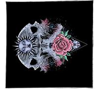 KASFDBMO Nappe de table carrée avec motif de soleil et fleur de soleil - Nappe d'autels - Nappe de divination carrée - Table de sorcellerie - Motif de soleil - Tarots - Nappe de table spirituelle