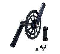 KASFDBMO Pédalier Mountian Bike 165 mm avec plateau double 34T-50T pour vélo de route 9/10/11 vitesses pour pédalier rond