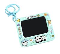 KASFDBMO Porte-clés miniature en ABS facile à nettoyer pour un usage quotidien et une expression créative, outil de gribouillage miniature, planche à dessin, bleu, taille unique