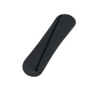 KASFDBMO Porte-pinceaux de maquillage portable en silicone pour femmes et filles, Noir