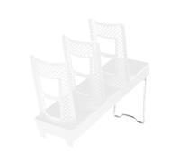 KASFDBMO Porte-tasse En Plastique Robuste Avec Plusieurs Organisateurs De Gare À Machines À Sous Rack Cuisine Pour Les Configurations Gare En Papier Soigné Storage Bureau