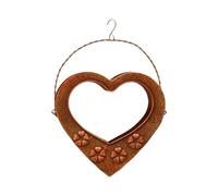 KASFDBMO Pottes De Fleur en Métal en Forme Coeur Antique pour Planteur Suspendu Intérieur Et Extérieur avec Crochet pour Décoration Balcon Jardin