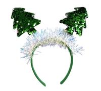 KASFDBMO Serre-tête arbre de Noël festival fêtes couvre-chef accessoire de Noël pour femmes et filles