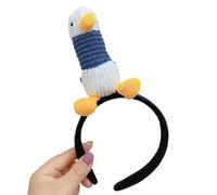 KASFDBMO Serre-tête lumineux en peluche 3D pour fête de Noël, coiffe pour fille - Bandeau amusant pour enfants