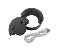 KASFDBMO Station De Bureau Polyvalente Boîte D'organisation du Câble 2 Port USB Port Management Desk Cormet pour Les Accessoires Bureau Sauvegarde l'espace À Usage Bureautique