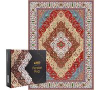 KASFL-1000-Piece Persian Rug Jigsaw Puzzle By ¿Premium Quality 50Cmx70Cm Puzzle With Colorful Symmetrical Design And Elegant Gift Packaging