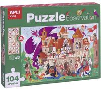 KASFL-Castillo Puzzle Observation,104 Pièces,17916,Multicolore