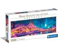 KASFL-Couleurs De La Nuit Sur Les Iles Lofoten-Puzzle De 1000 Pièces-Jeu De Patience Et De Réflexion-Format Panorama-Image Net-98X33 Cm-À Partir De 14 Ans